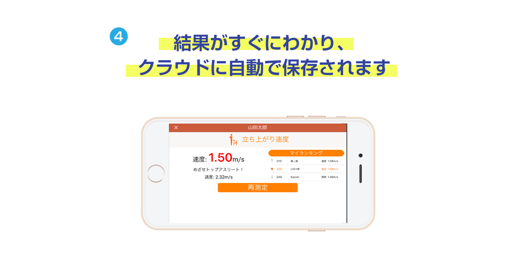 「結果がすぐにわかり、クラウドに自動で保存されます」 - シニアクオリティ― 測定の流れ4